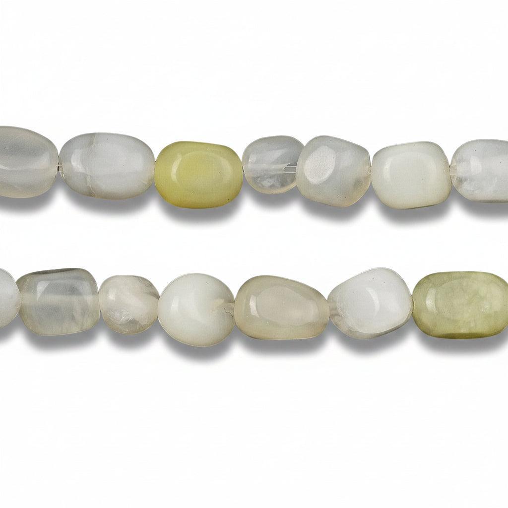 Edelsteen Kraal New Jade Nugget Groen 9mm - per stuk-Kralen-Kraaltjes van Renate