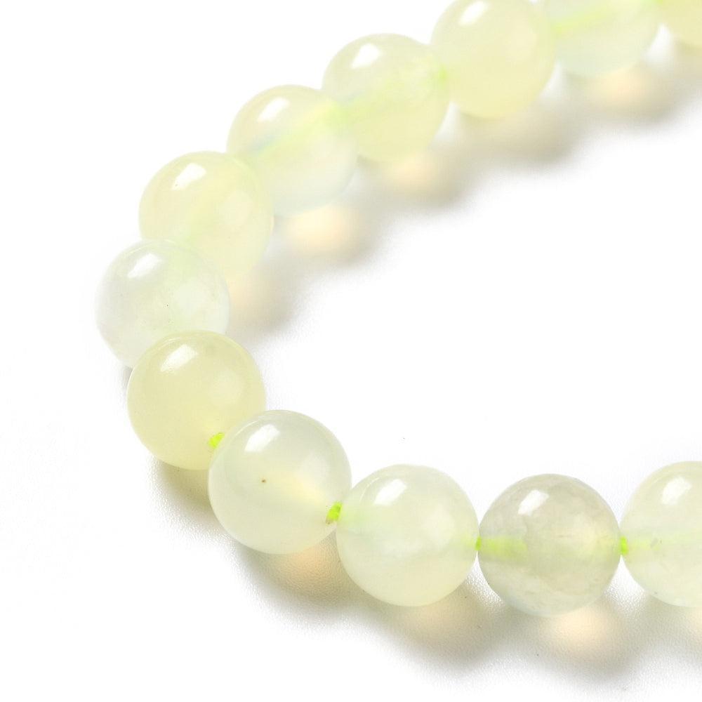 Edelsteen Kraal Jade Rond Lichtgroen 8mm - per stuk-Kralen-Kraaltjes van Renate