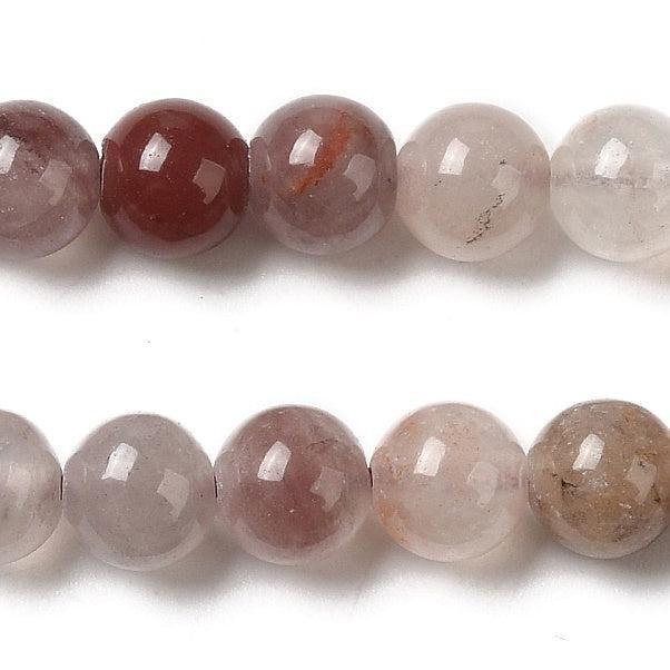 Edelsteen Kralen Aardbei Kwarts Rond Roze 4mm - 20 stuks-Kralen-Kraaltjes van Renate