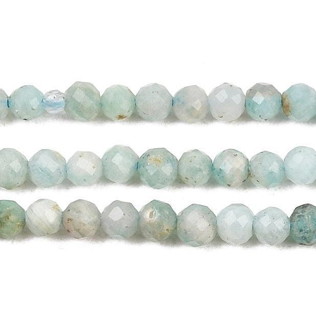 Edelsteen Kralen Amazoniet Rond Turquoise 3mm - 20 stuks-Kralen-Kraaltjes van Renate