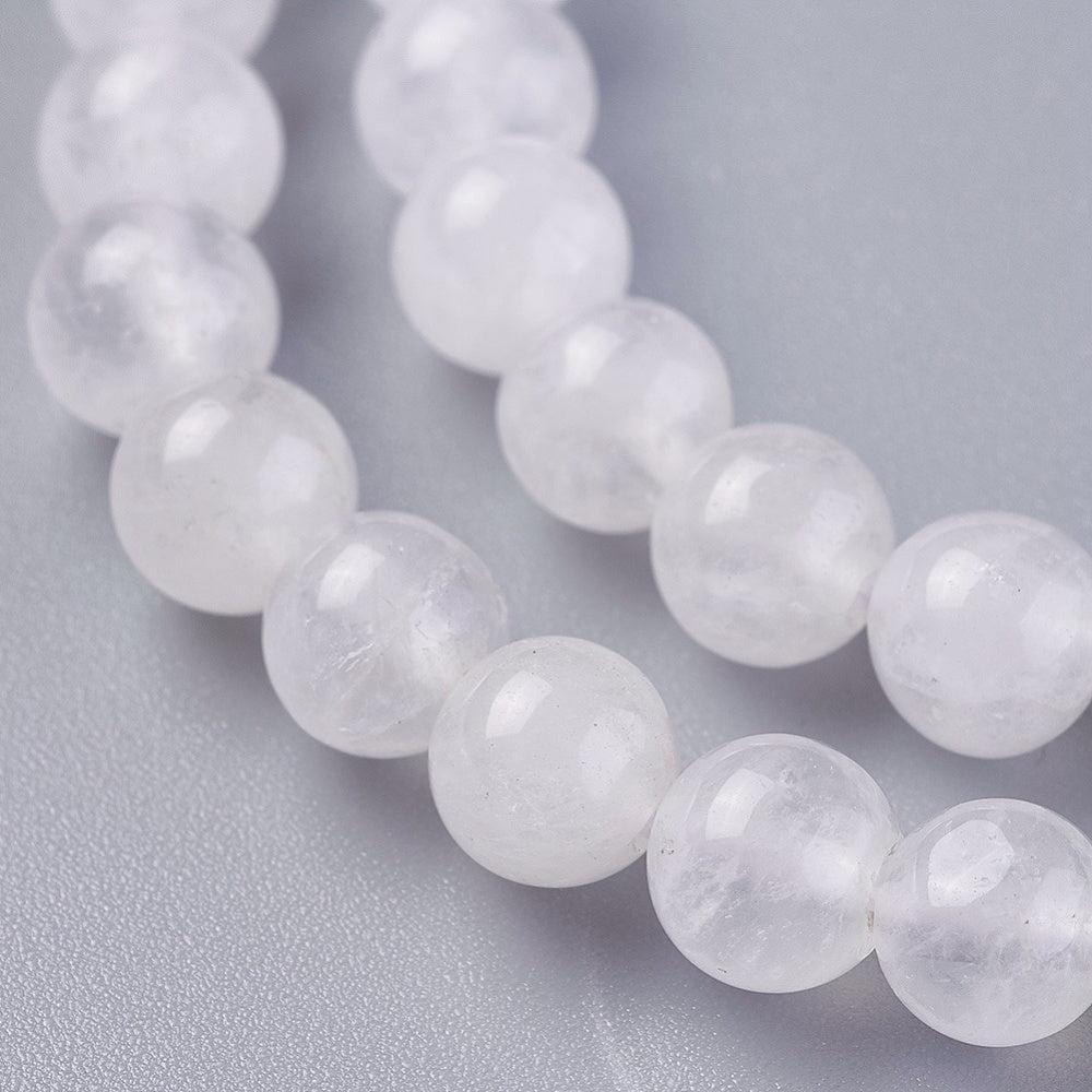 Edelsteen Kralen Bergkristal 4mm - 50 stuks-Kralen-Kraaltjes van Renate