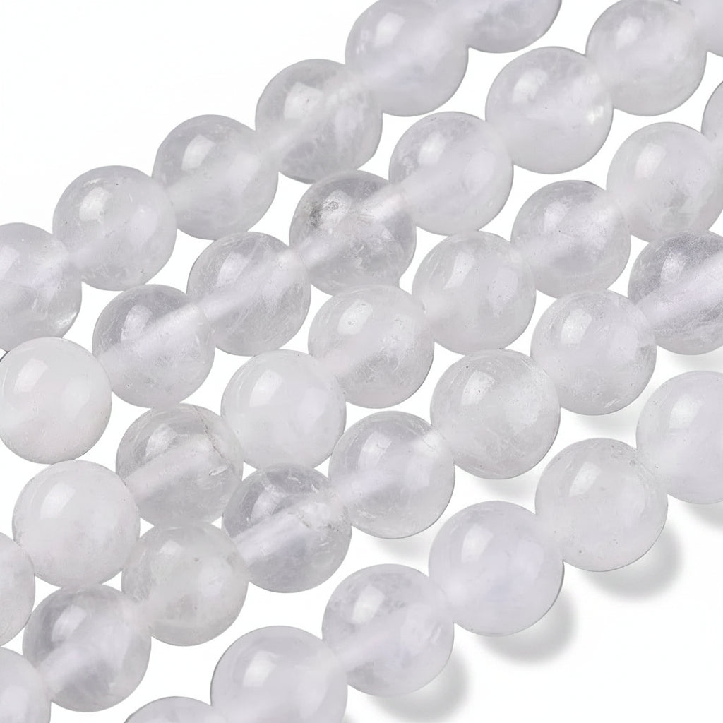 Edelsteen Kralen Bergkristal 4mm - 50 stuks-Kralen-Kraaltjes van Renate