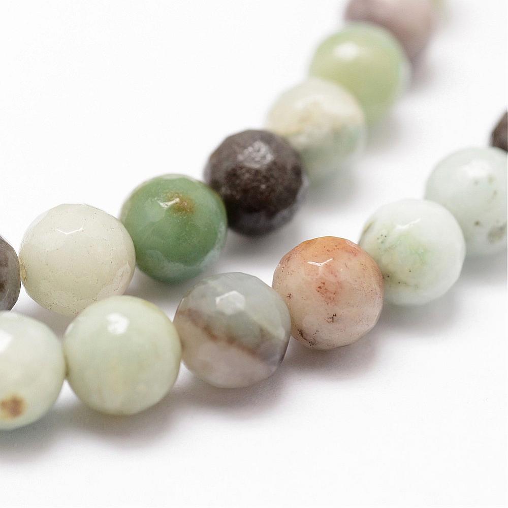 Edelsteen Kralen Bloem Amazoniet 6mm - 25 stuks-Kralen-Kraaltjes van Renate