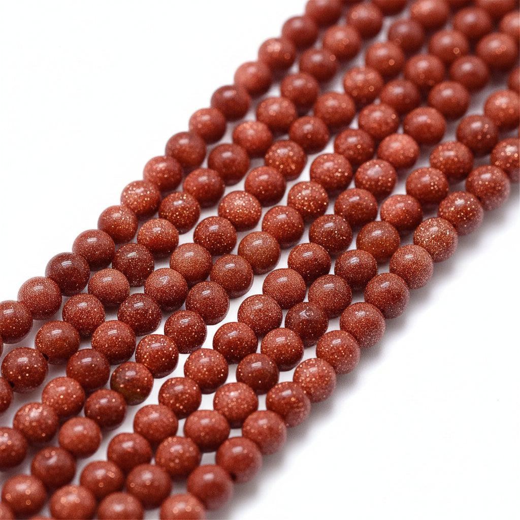 Edelsteen Kralen Goudsteen Rond Bruin 3mm - 20 stuks-Kralen-Kraaltjes van Renate