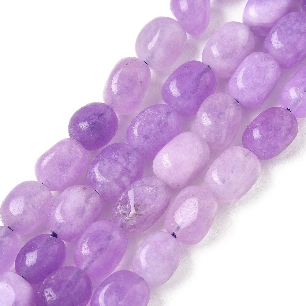 Edelsteen Kralen Maleisische Jade Ovaal Pruim 8.5mm - per stuk