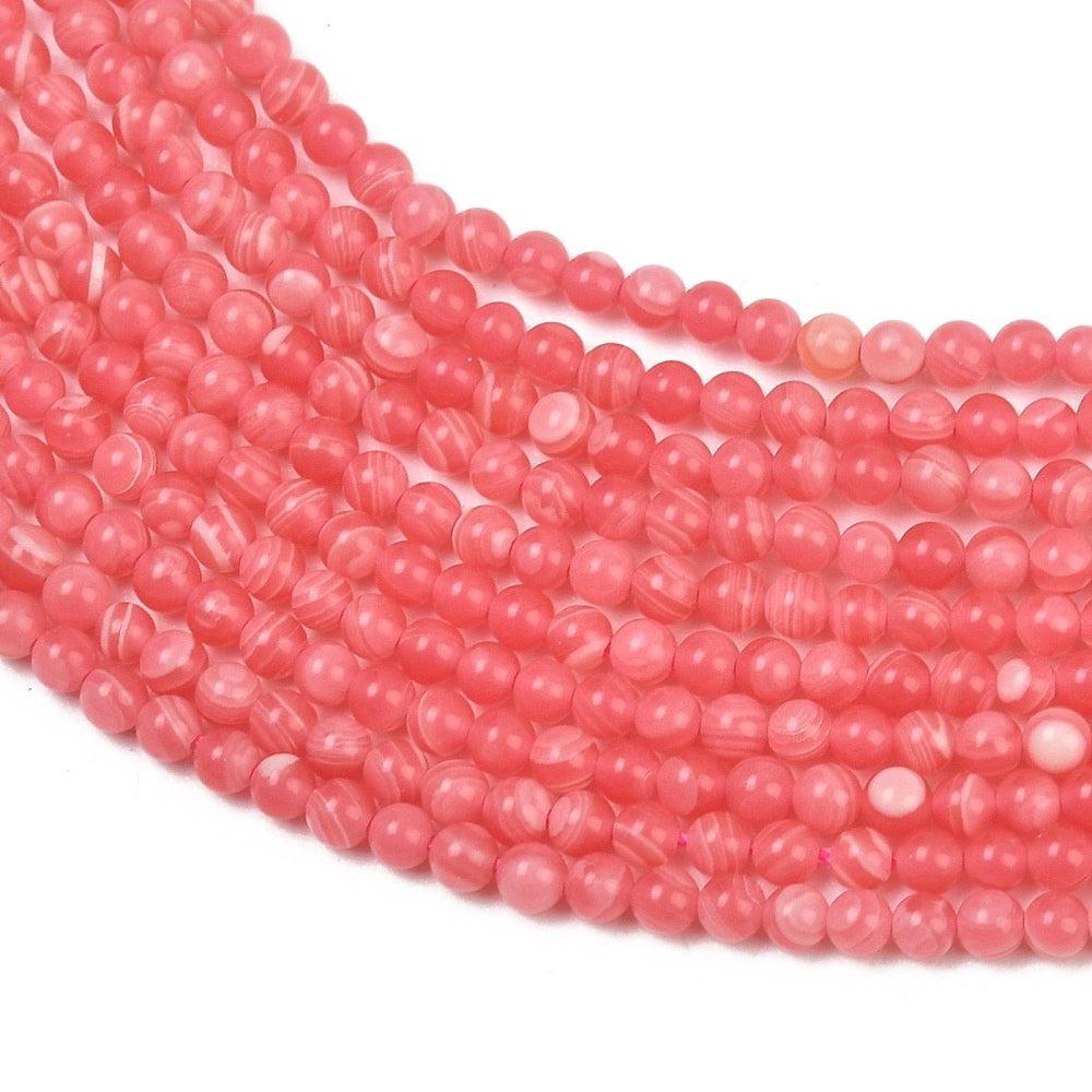 Edelsteen Kralen Rhodochrosiet Rond 2mm - per streng (± 162 stuks)-Kralen-Kraaltjes van Renate