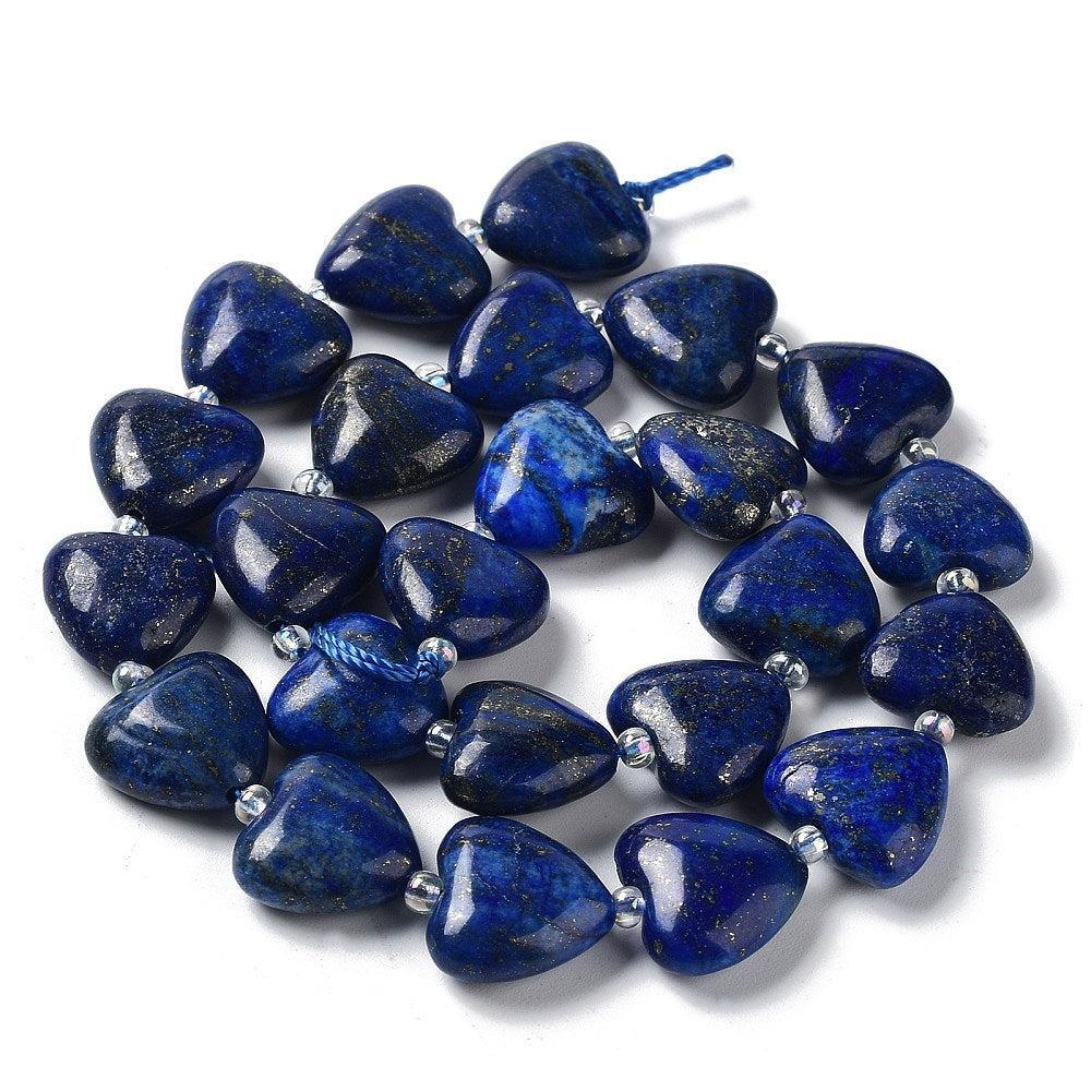 Edelsteen Lapis Lazuli Hartje 15mm - per stuk-Kralen-Kraaltjes van Renate