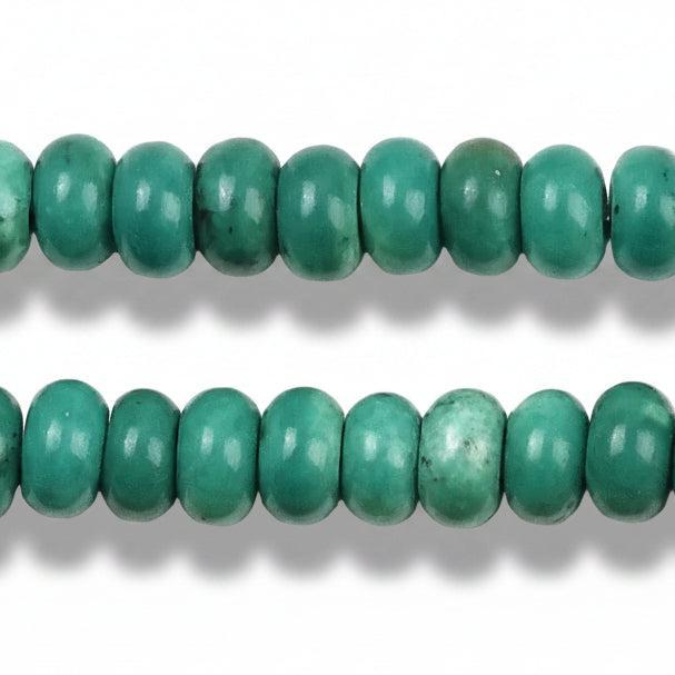Edelsteen Magnesiet Kralen Rondel Light Sea Green 4mm - 20 stuks-Kralen-Kraaltjes van Renate