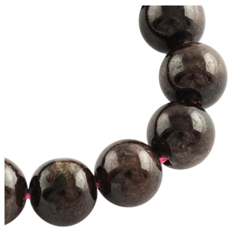 Edelsteen Rond Garnet Donker Bruin 6mm - per zakje (20 stuks)-Kraaltjes van Renate