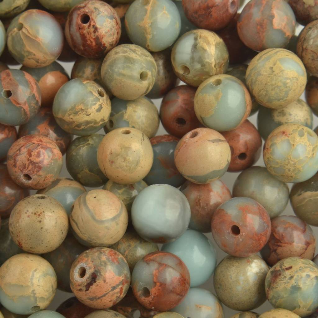 Edelsteen Serpentine 8mm-Kraaltjes van Renate