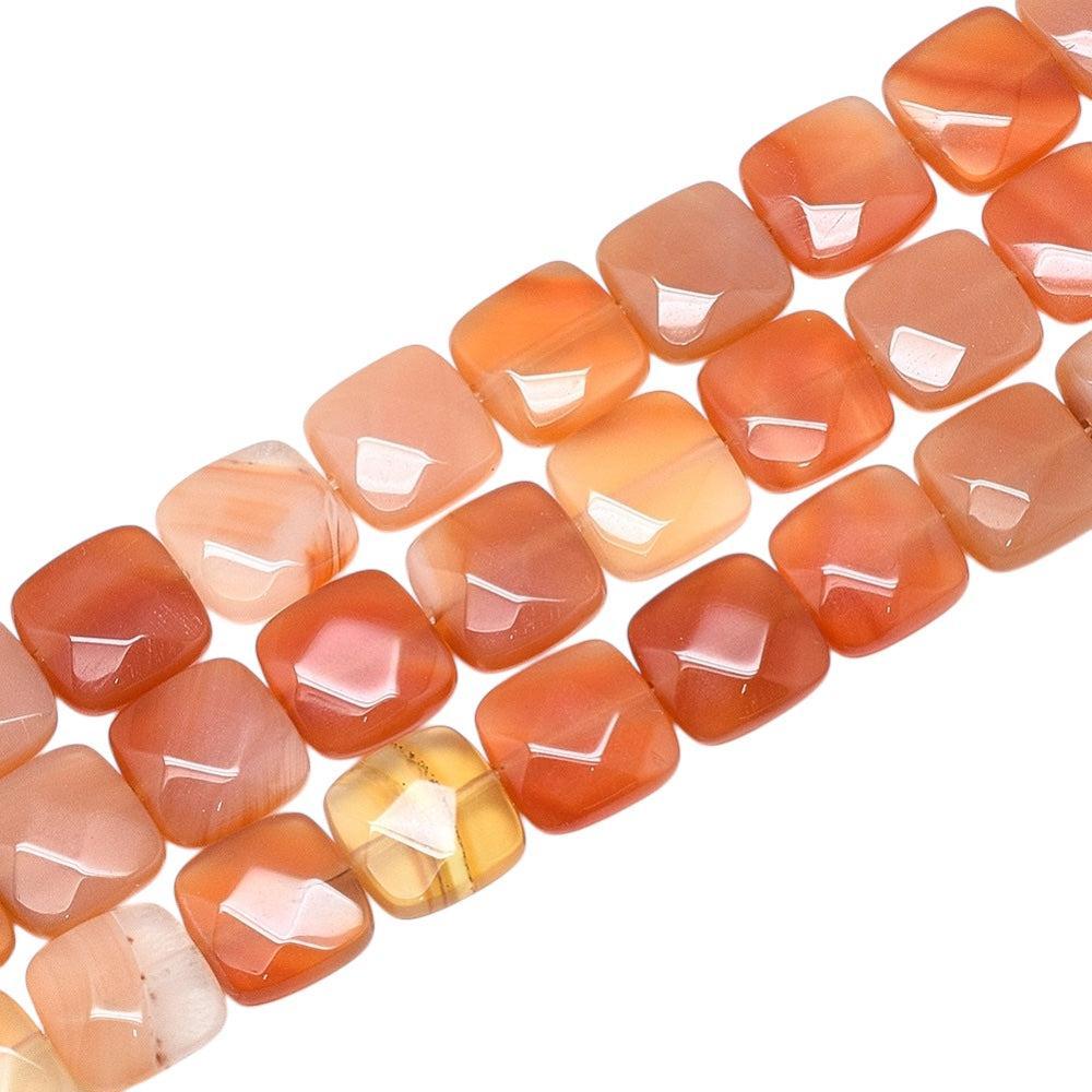 Edelsteen agaat 12mm faceted - per stuk-Kralen-Kraaltjes van Renate