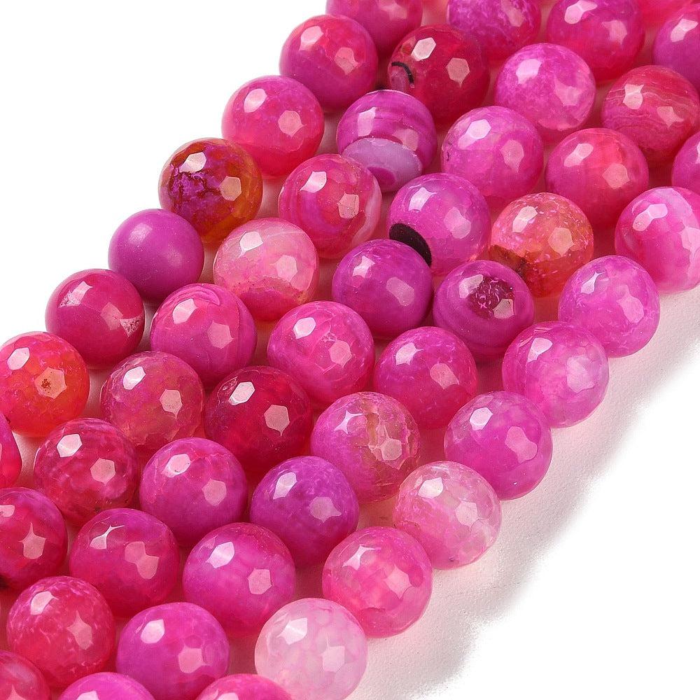 Edelsteen agaat pink 10mm- per stuk-Kralen-Kraaltjes van Renate