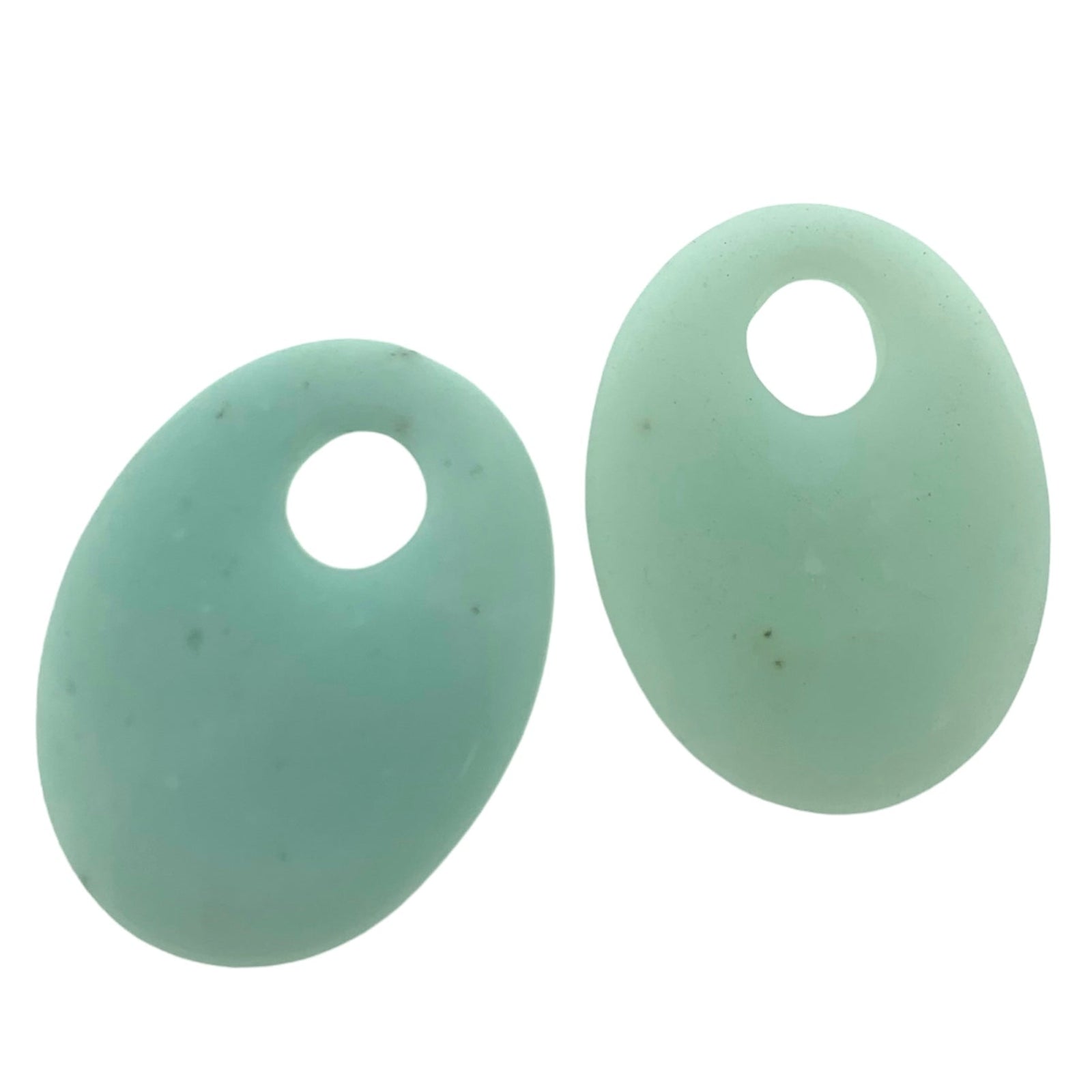Edelsteen amazonite hanger cut 40x5mm-Kralen-Kraaltjes van Renate