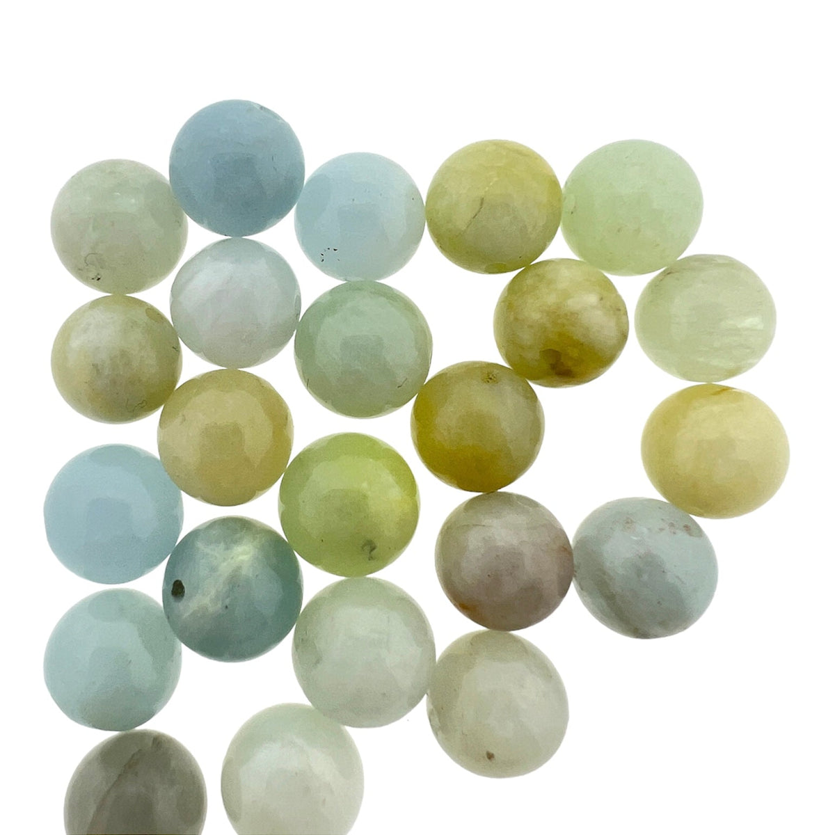 Edelsteen aquamarine blauw 8mm-Kralen-Kraaltjes van Renate