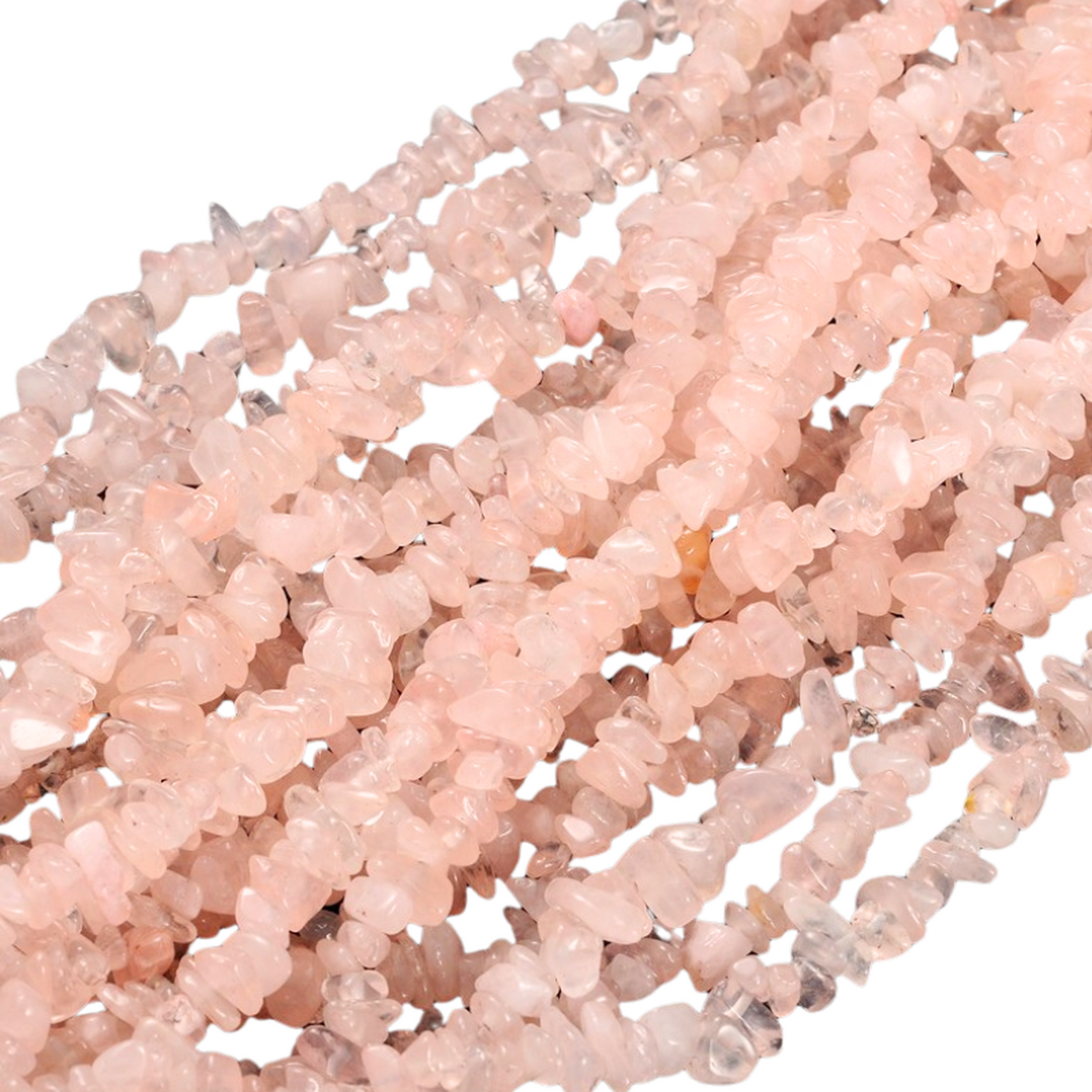 Edelsteen chips Rose quartz 5x8mm - ± 20 gram-Kralen-Kraaltjes van Renate