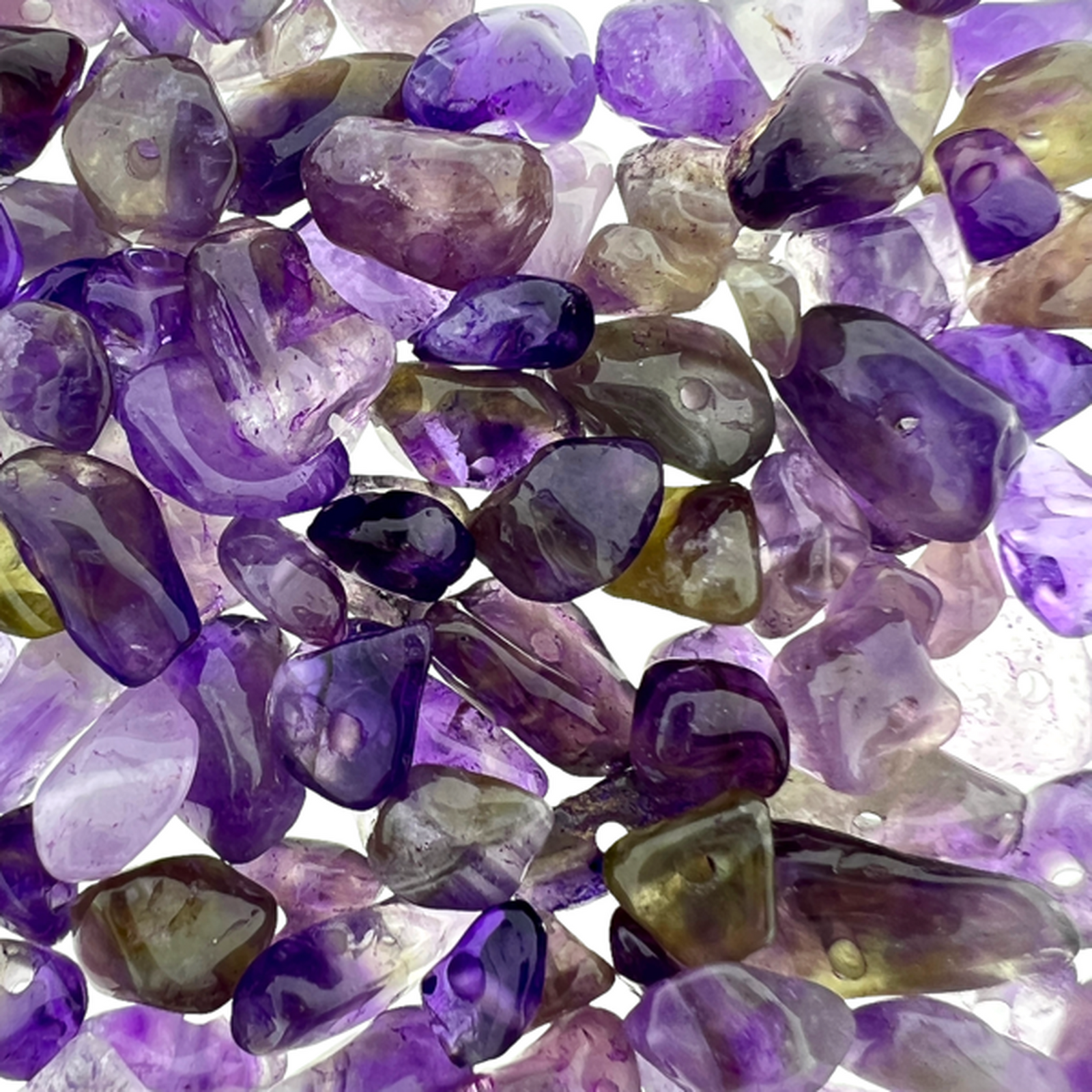 Edelsteen chips amethyst 5-8mm - 20 gram-Kralen-Kraaltjes van Renate