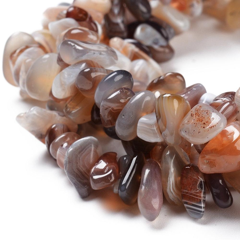 Edelsteen chips botswana agaat 5-8mm - 20 gram-Kralen-Kraaltjes van Renate