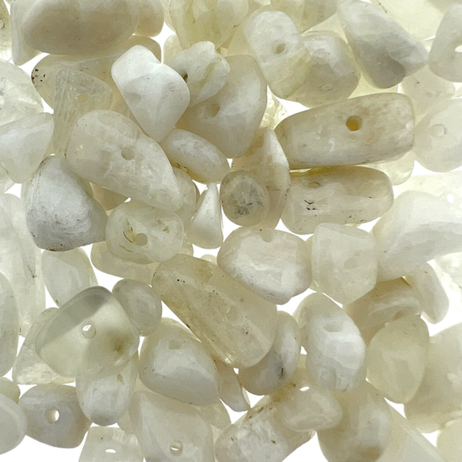 Edelsteen chips moonstone 5-8mm - 20 gram-Kralen-Kraaltjes van Renate