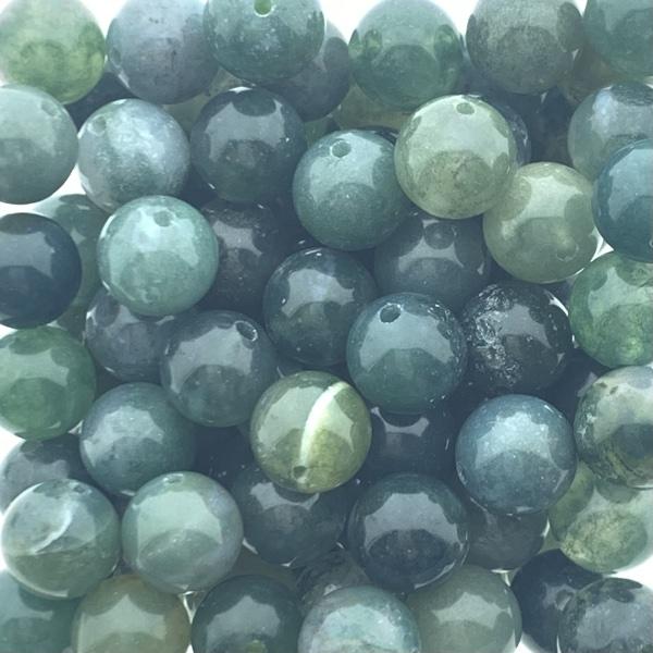 Edelsteen crackle agaat groen 8mm-Kraaltjes van Renate