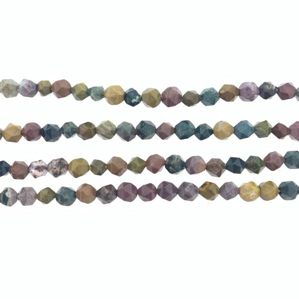 Edelsteen facet Mookaiet 6mm-Kraaltjes van Renate