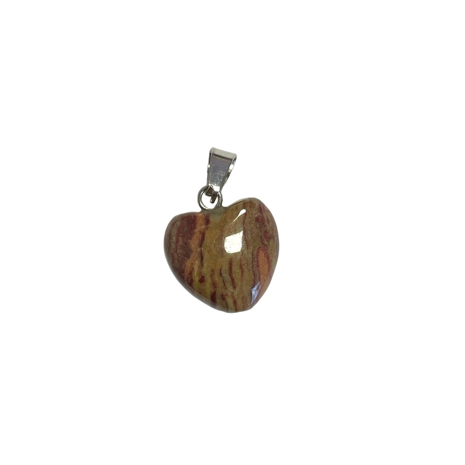 Edelsteen hanger zilver brown 22x10mm - per stuk-Kralen-Kraaltjes van Renate