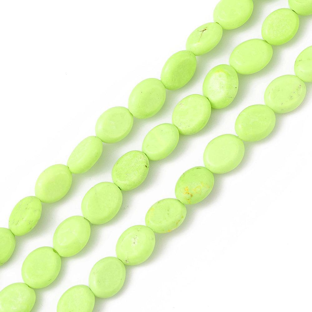 Edelsteen jade pale green ovaal 9mm- per stuk-Kralen-Kraaltjes van Renate