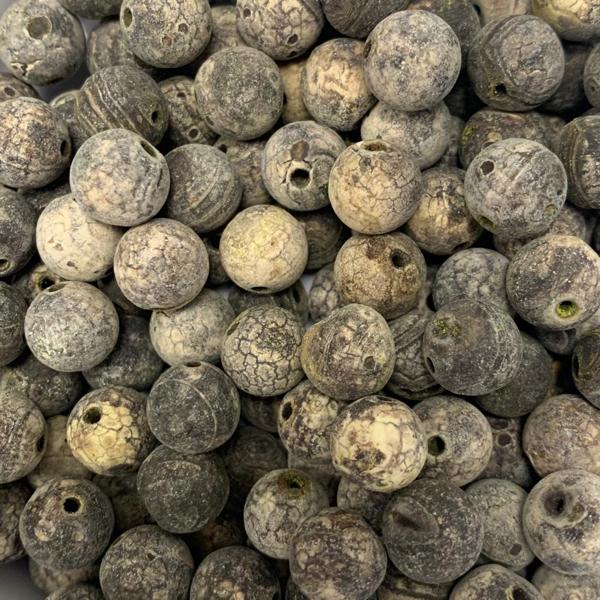 Edelsteen kraal Agaat naturel rond 10mm-Kraaltjes van Renate