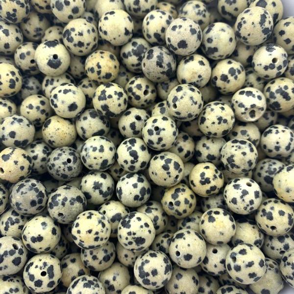 Edelsteen kraal Dalmatier Jasper rond 10mm-Kraaltjes van Renate