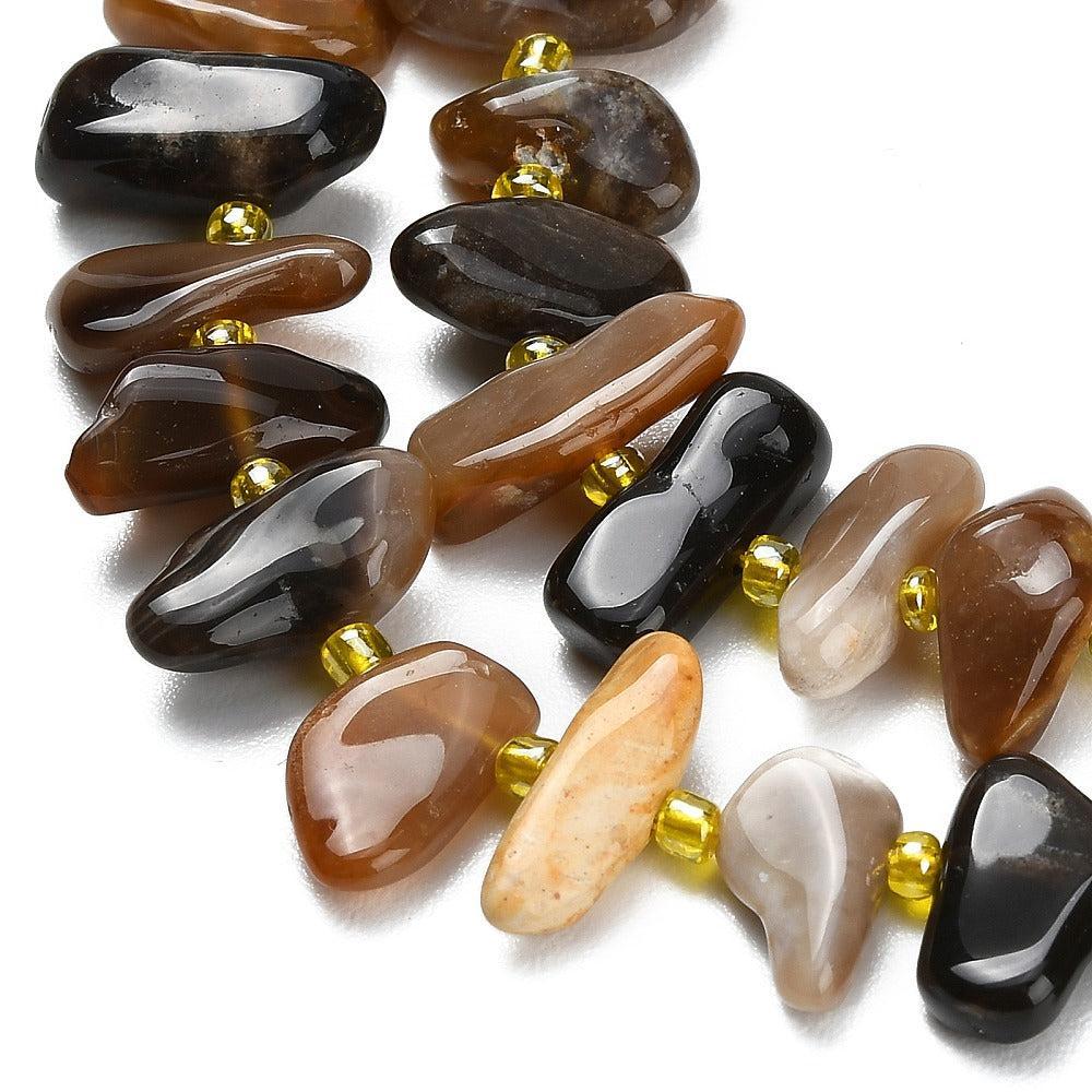 Edelsteen kraal Opaal nugget ±13mm - per stuk-Kralen-Kraaltjes van Renate