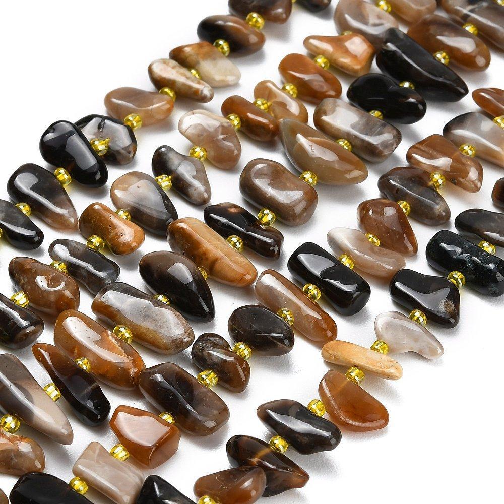 Edelsteen kraal Opaal nugget ±13mm - per stuk-Kralen-Kraaltjes van Renate