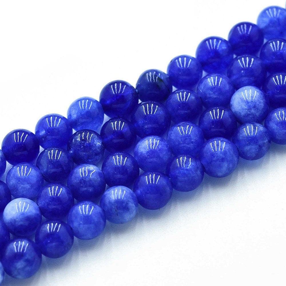 Edelsteen kraal Quartz Blauw 6mm - 15 stuks-Kralen-Kraaltjes van Renate