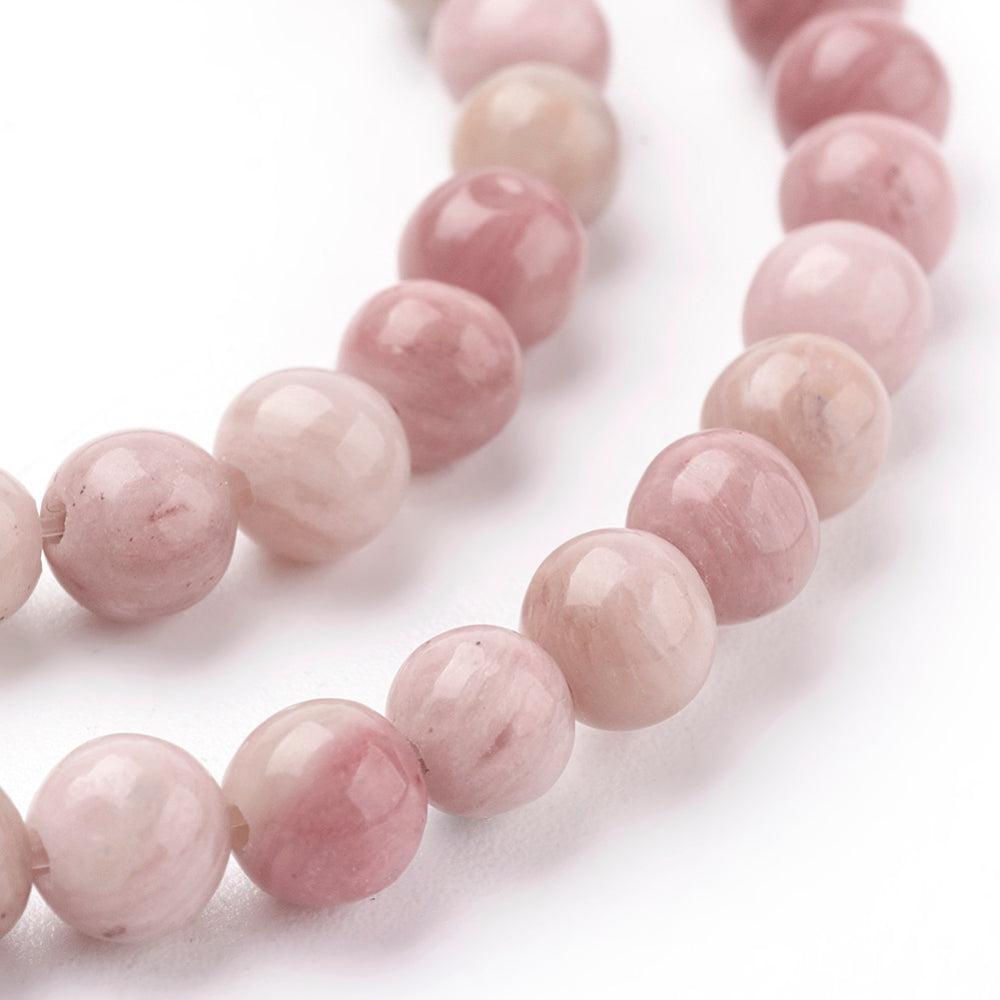 Edelsteen kraal Rhodochrosite Rond Roze 4mm - ±20 stuks kopie-Kralen-Kraaltjes van Renate