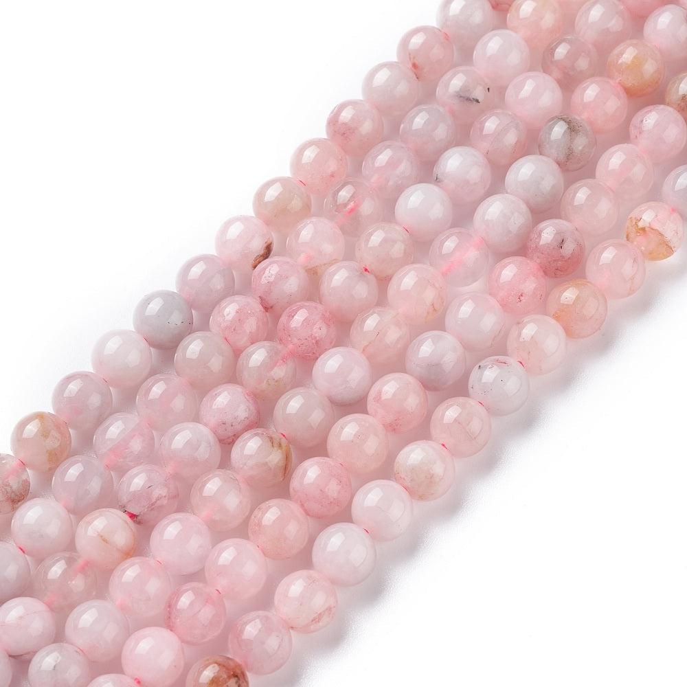 Edelsteen kraal Rose Quartz rond 8mm-Kralen-Kraaltjes van Renate