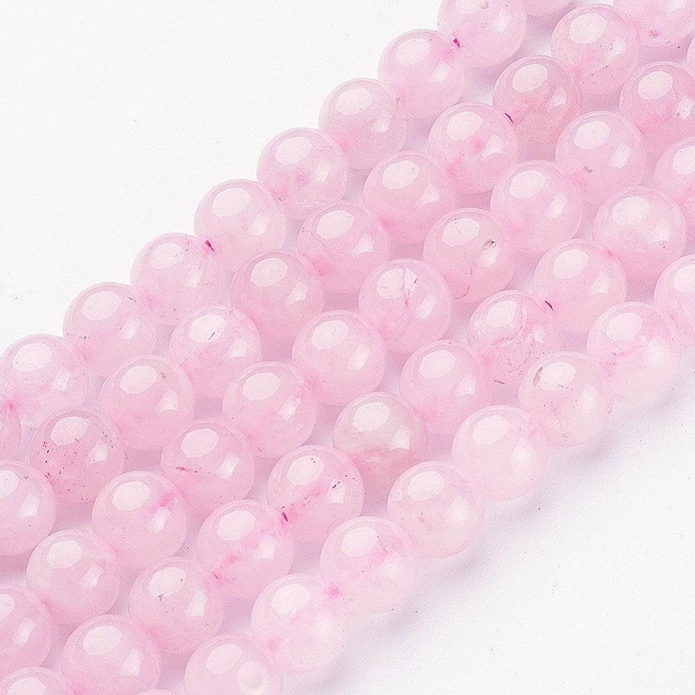 Edelsteen kraal Rose Quartz rond 4mm - 22 stuks-Kralen-Kraaltjes van Renate