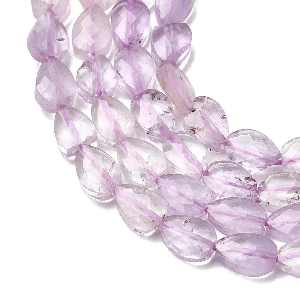 Edelsteen kraal druppel Amethyst 6mm - per stuk-Kralen-Kraaltjes van Renate