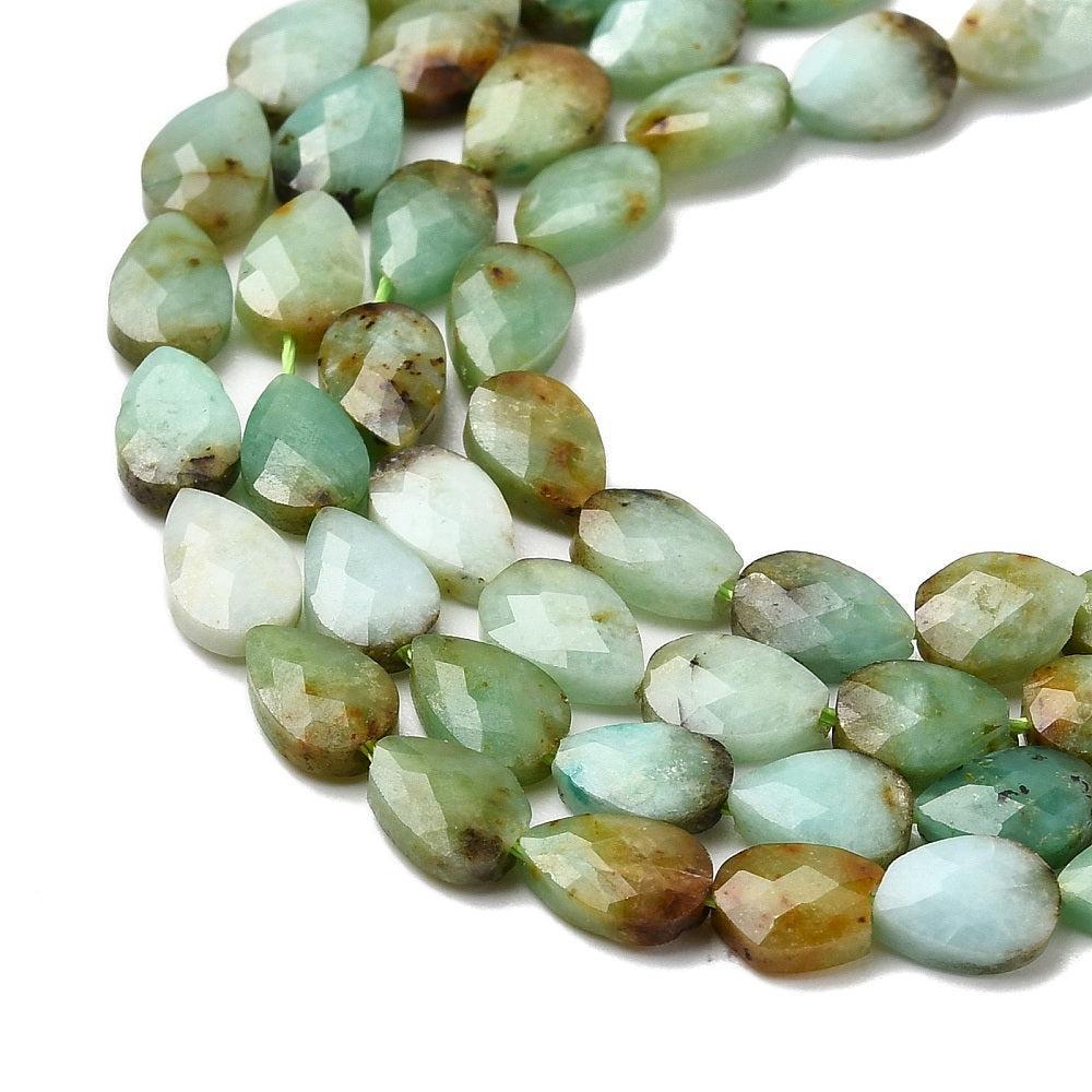 Edelsteen kraal druppel Chalcedoon 6mm - per stuk-Kralen-Kraaltjes van Renate