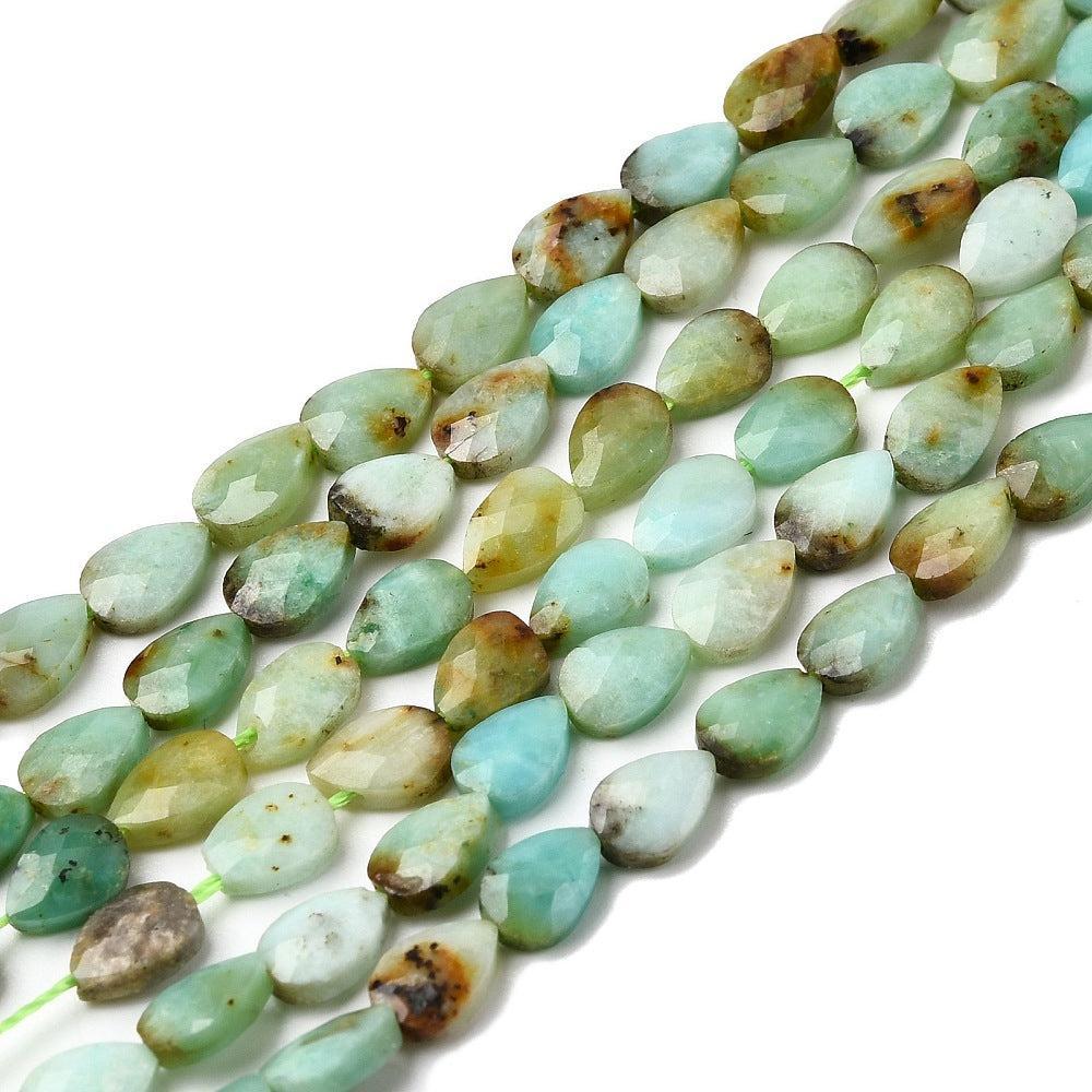 Edelsteen kraal druppel Chalcedoon 6mm - per stuk-Kralen-Kraaltjes van Renate