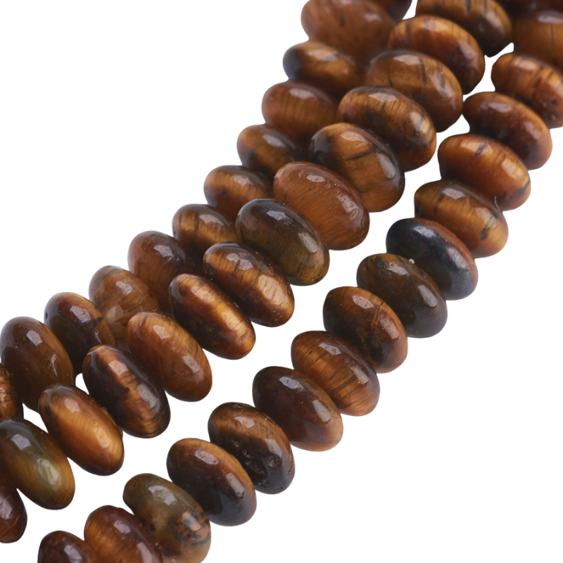 tijgeroog Ovaal 4x2mm - 20 stuks-Kralen-Kraaltjes van Renate