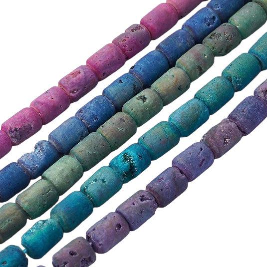 Edelsteen kraal tube agaat gekleurd 8mm-Kralen-Kraaltjes van Renate