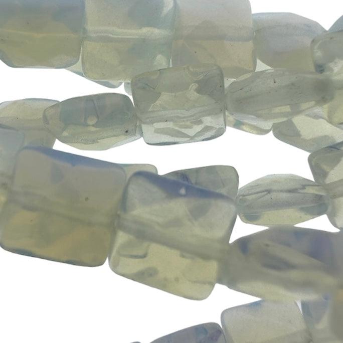 Edelsteen kraal vierkant Opaliet 8mm-Kralen-Kraaltjes van Renate