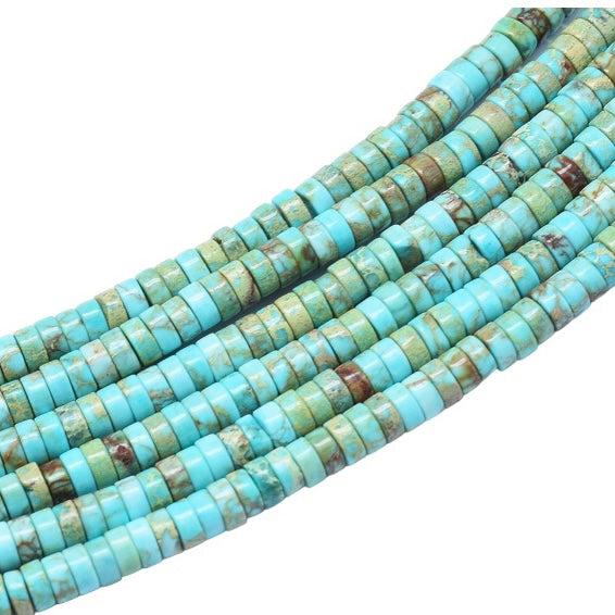 Edelsteen kralen discs jasper 4x2mm- per 10 stuks-Kralen-Kraaltjes van Renate
