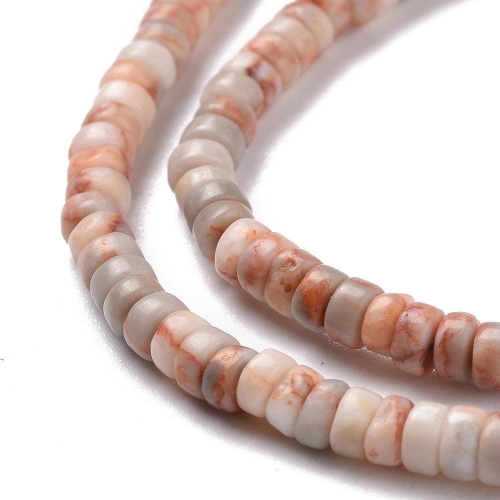 Edelsteen netstone disc 4x2mm - per stuk-Kralen-Kraaltjes van Renate