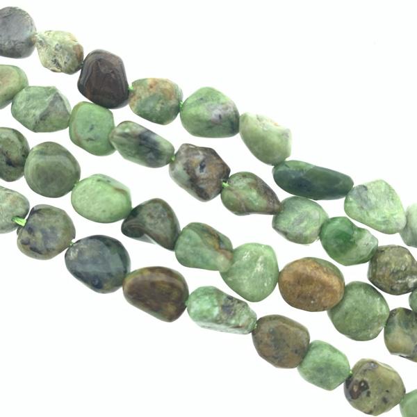 Edelsteen nugget Jade groen 5-11mm-Kraaltjes van Renate