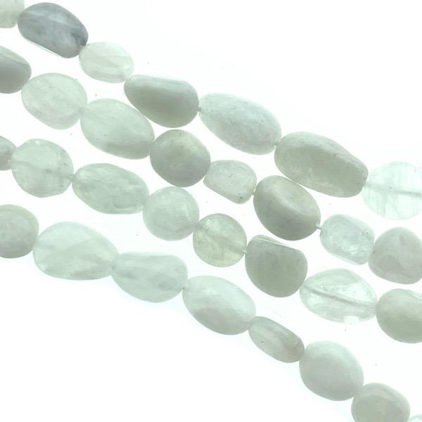 Edelsteen nugget Moonstone wit 5-8mm-Kraaltjes van Renate