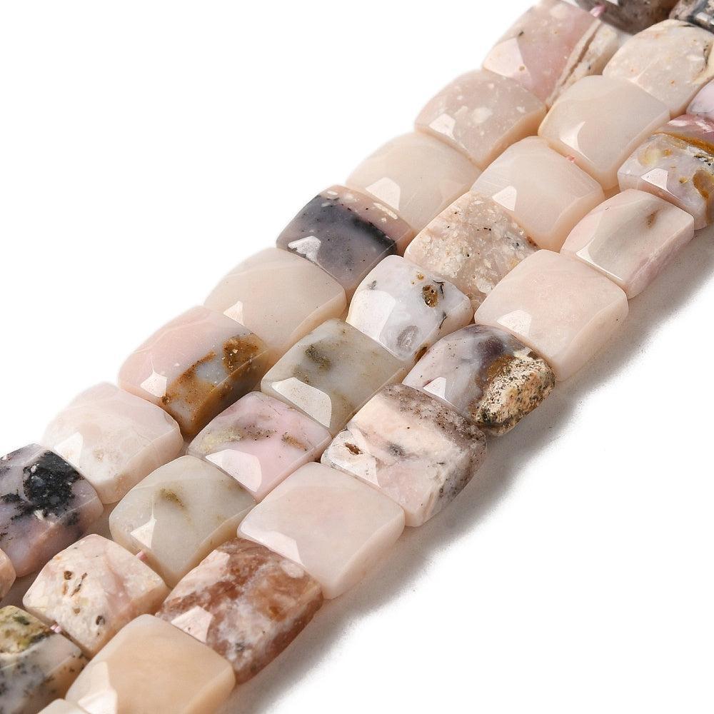 Edelsteen opaal 10mm faceted - per stuk-Kralen-Kraaltjes van Renate