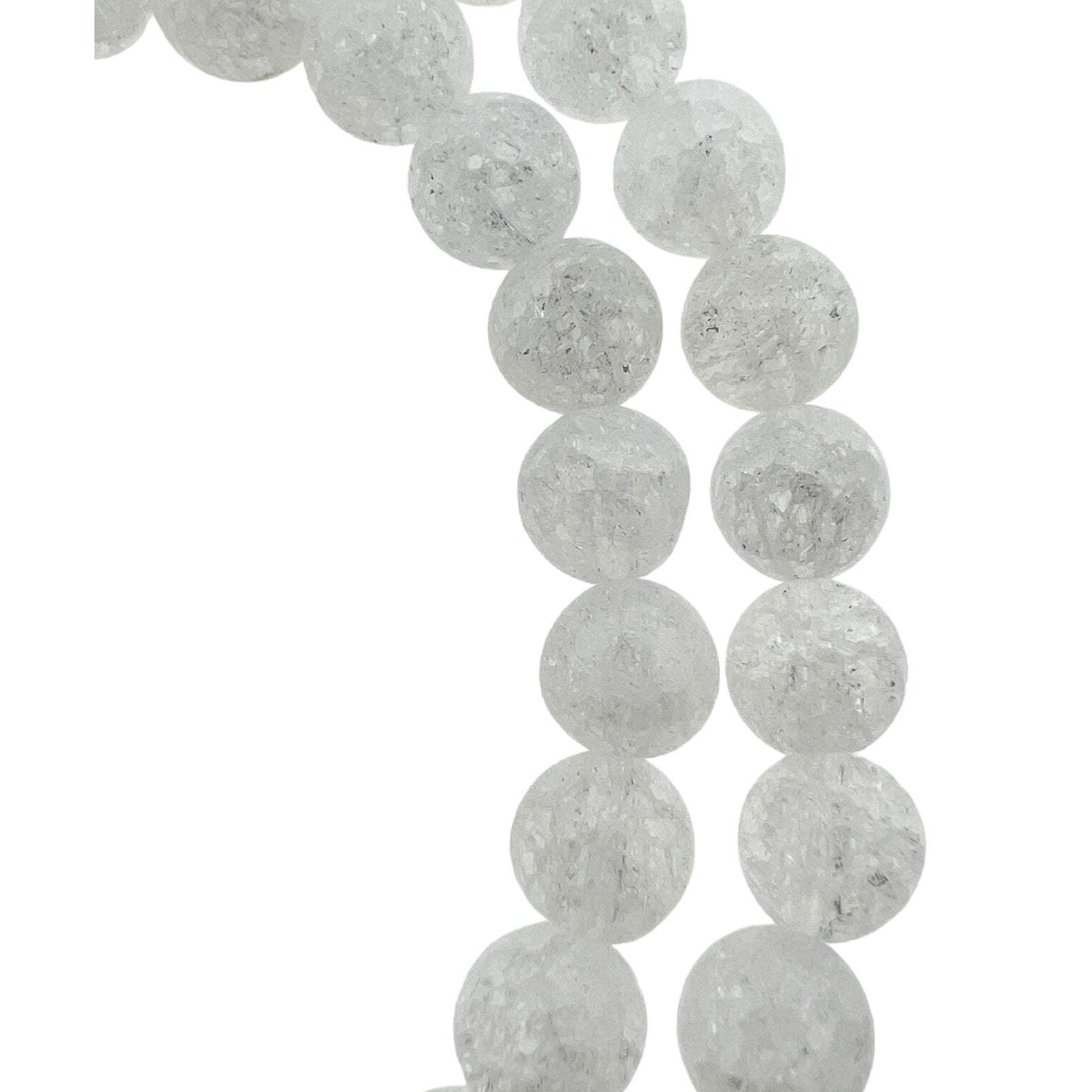 Edelsteen quartz crackle 8mm-Kralen-Kraaltjes van Renate