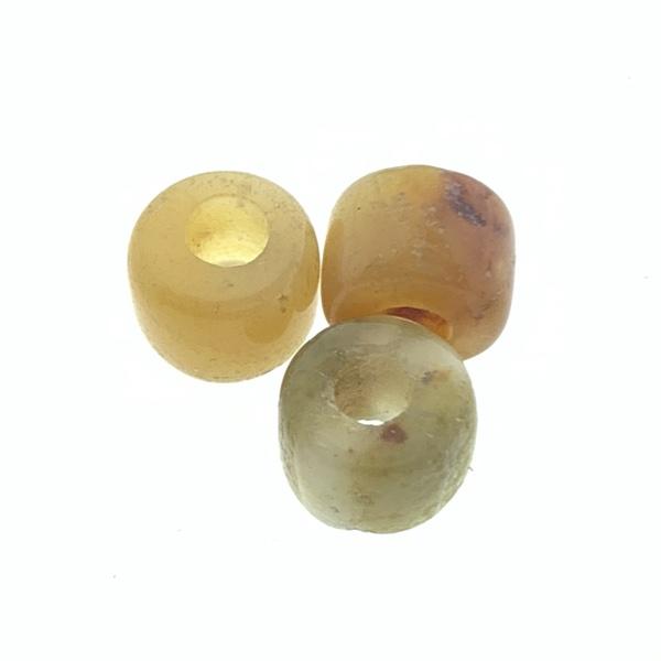 Edelsteen rondel Geel-Oranje 8x6mm Ø2,5mm-Kraaltjes van Renate