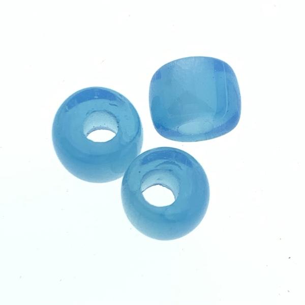 Edelsteen rondel Lichtblauw 8x6mm Ø2,5mm-Kraaltjes van Renate