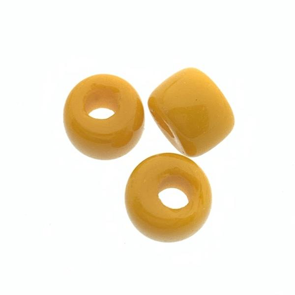 Edelsteen rondel Oranje 8x6mm Ø2,5mm-Kraaltjes van Renate
