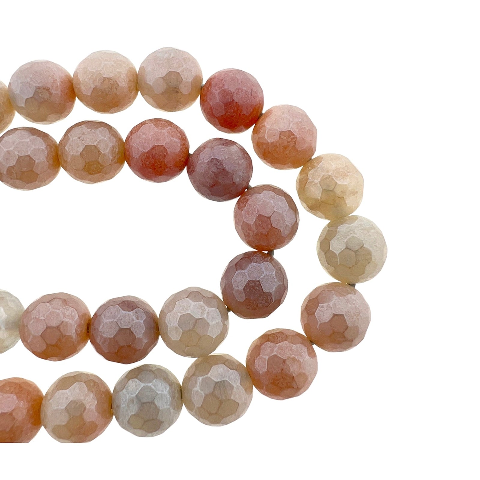 Edelsteen sunstone naturel 8mm-Kralen-Kraaltjes van Renate
